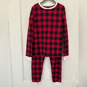 NWOT Cuddl Duds Girls Comfortech Set (Medium , Red Buffalo Check)
